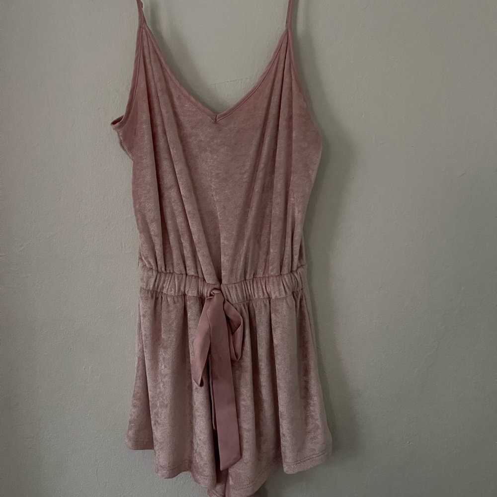 victoria’s secret velvet romper